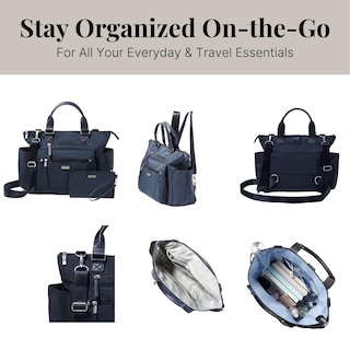 Foto 6 | Mochila Baggallini 3 En 1 Convertible Con Rfid French Navy - Venta Internacional.
