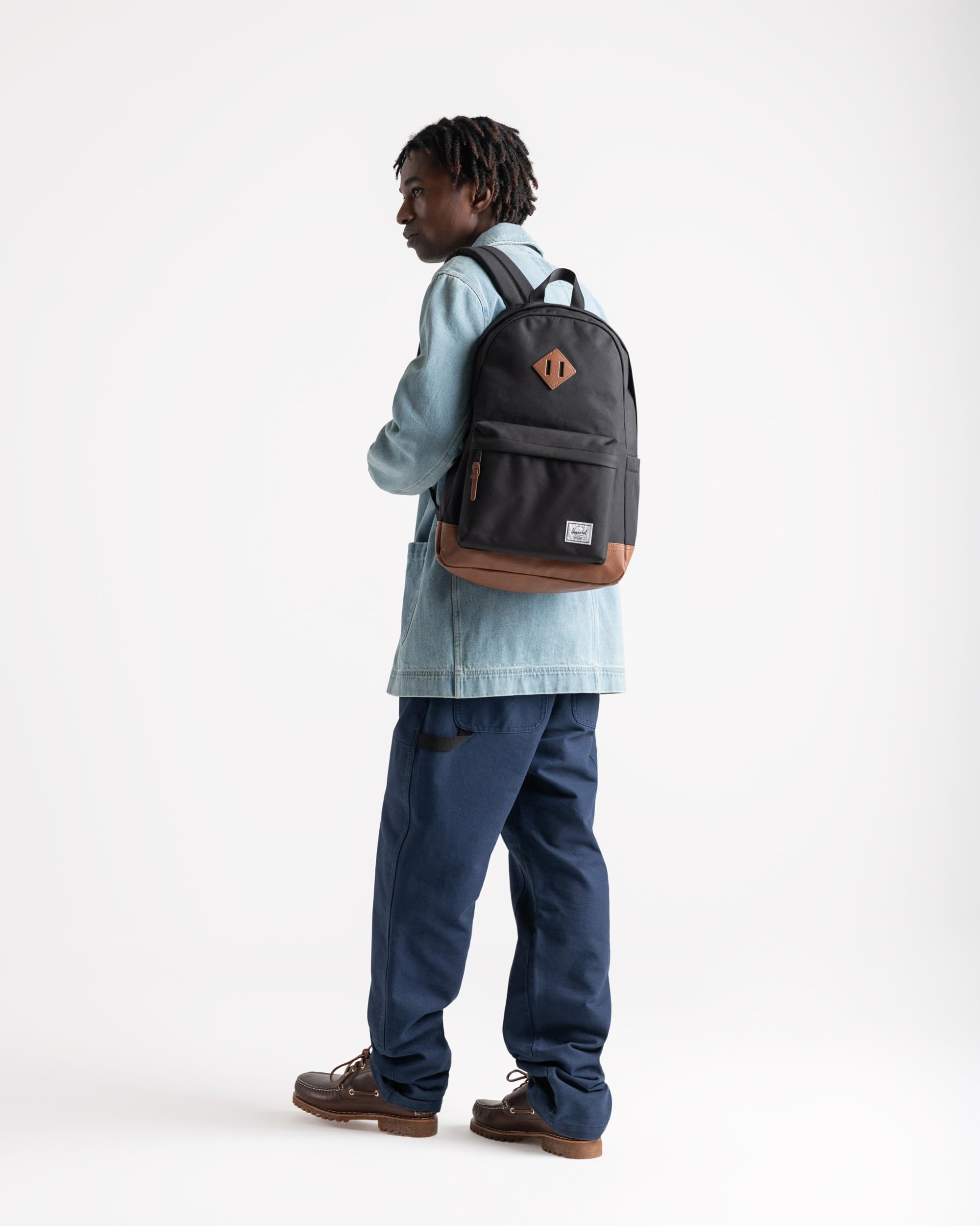 Foto 7 pulgar | Mochila Herschel Supply Co. Heritage Black/tan, 24 L - Venta Internacional.