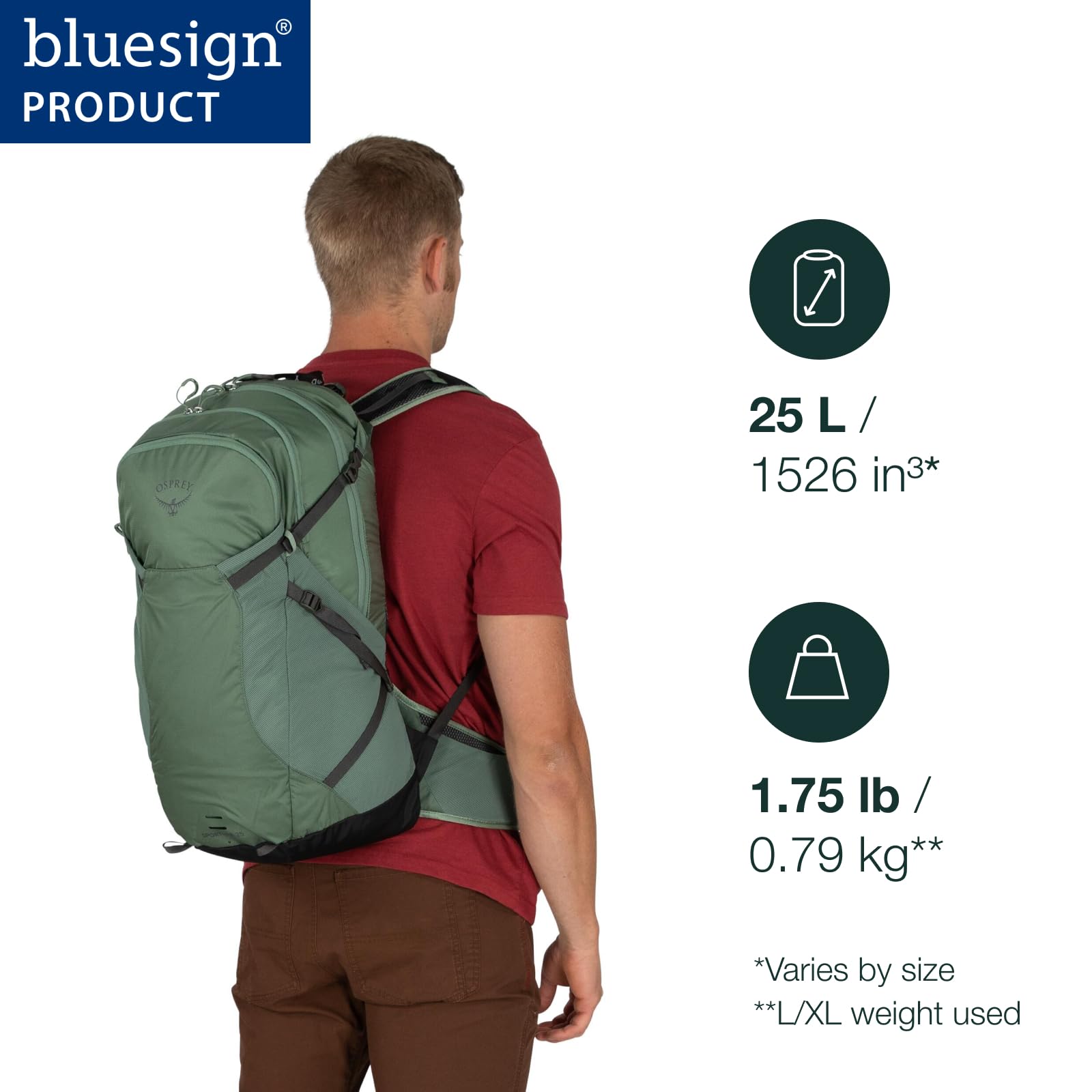 Foto 3 pulgar | Mochila De Senderismo Osprey Sportlite 25 L, Unisex, Color Morado - Venta Internacional.