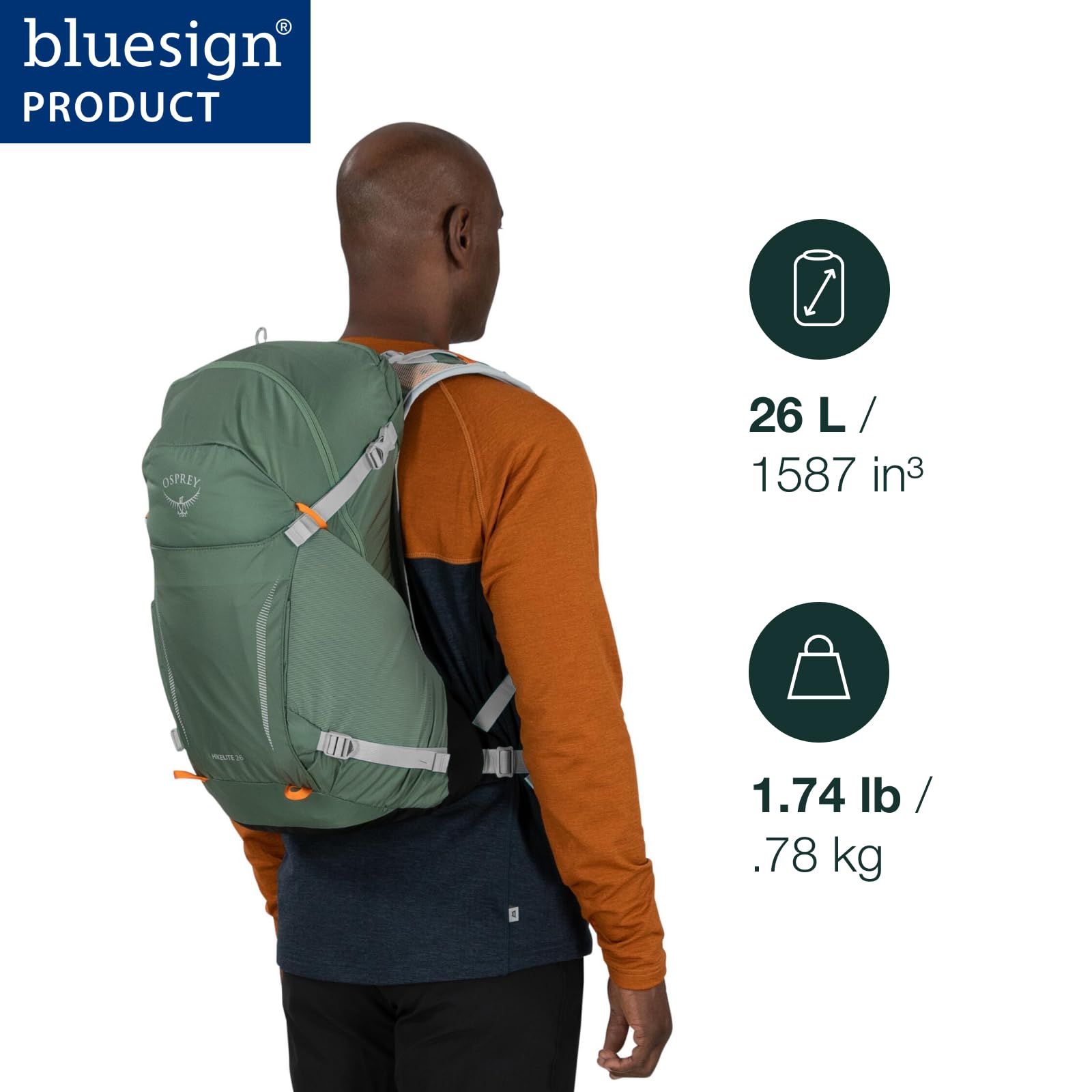 Foto 3 pulgar | Mochila De Senderismo Osprey Hikelite 26l Unisex Negra - Venta Internacional.