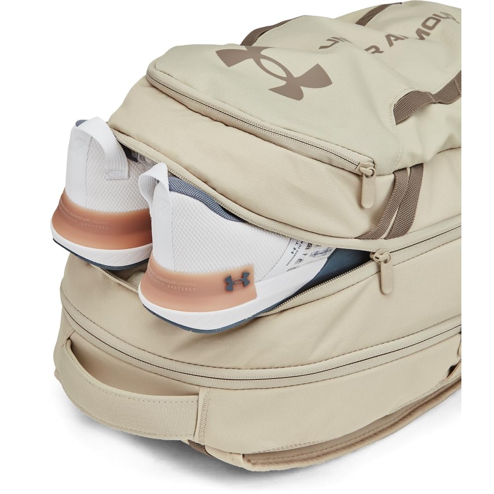 Foto 5 pulgar | Mochila Under Armour Hustle 6.0 Para Adultos, Unisex, Color Caqui - Venta Internacional.
