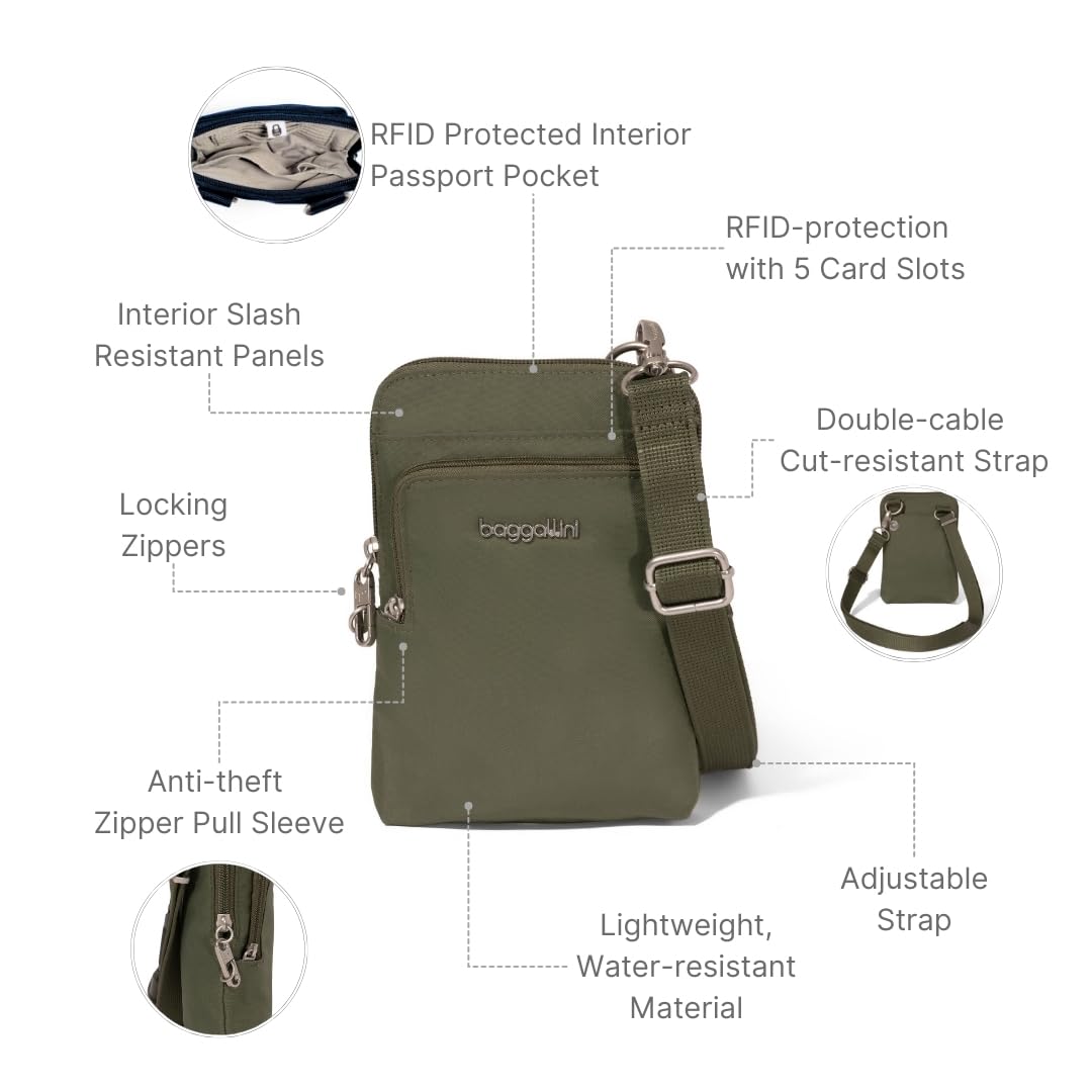 Foto 4 pulgar | Mochila Baggallini Securtex  Antirrobo Para Viajes De Vacaciones - Venta Internacional.