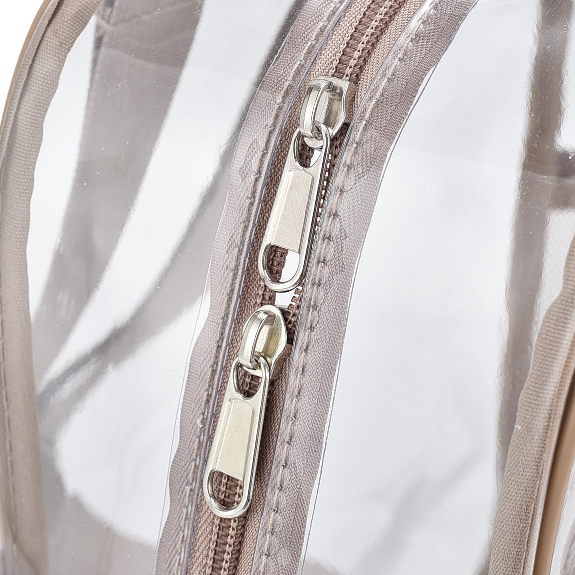 Foto 7 | Mochila Transparente Busiuw Para Eventos En Estadios, 30 X 30 X 15 Cm, Color Caqui - Venta Internacional.