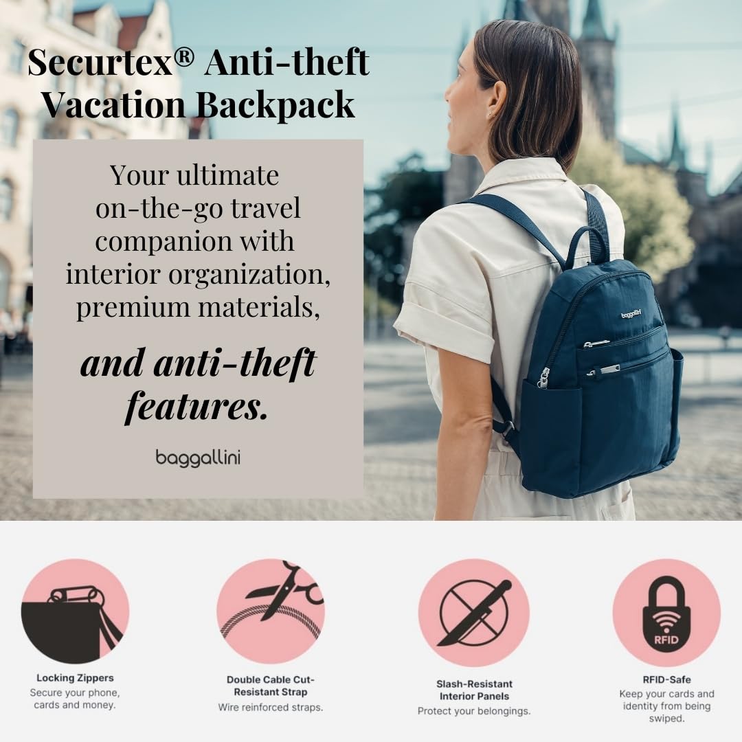 Foto 3 pulgar | Mochila Baggallini Securtex  Antirrobo Para Viajes De Vacaciones - Venta Internacional.