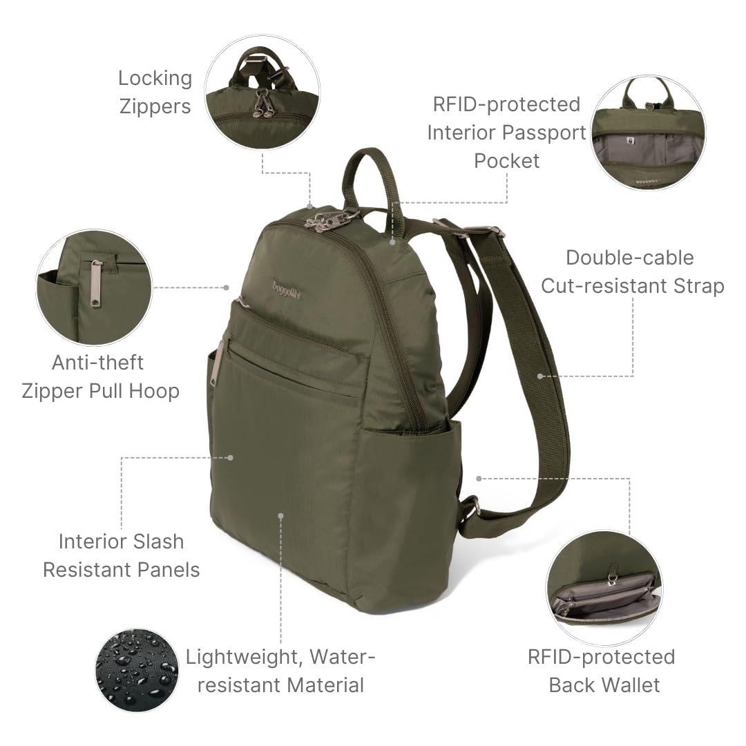 Foto 4 pulgar | Mochila Baggallini Securtex  Antirrobo Para Viajes De Vacaciones - Venta Internacional.