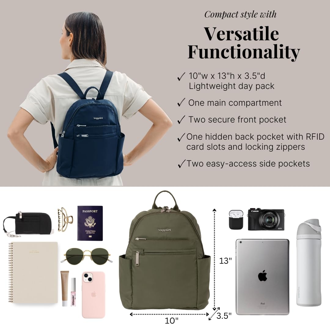 Foto 5 pulgar | Mochila Baggallini Securtex  Antirrobo Para Viajes De Vacaciones - Venta Internacional.