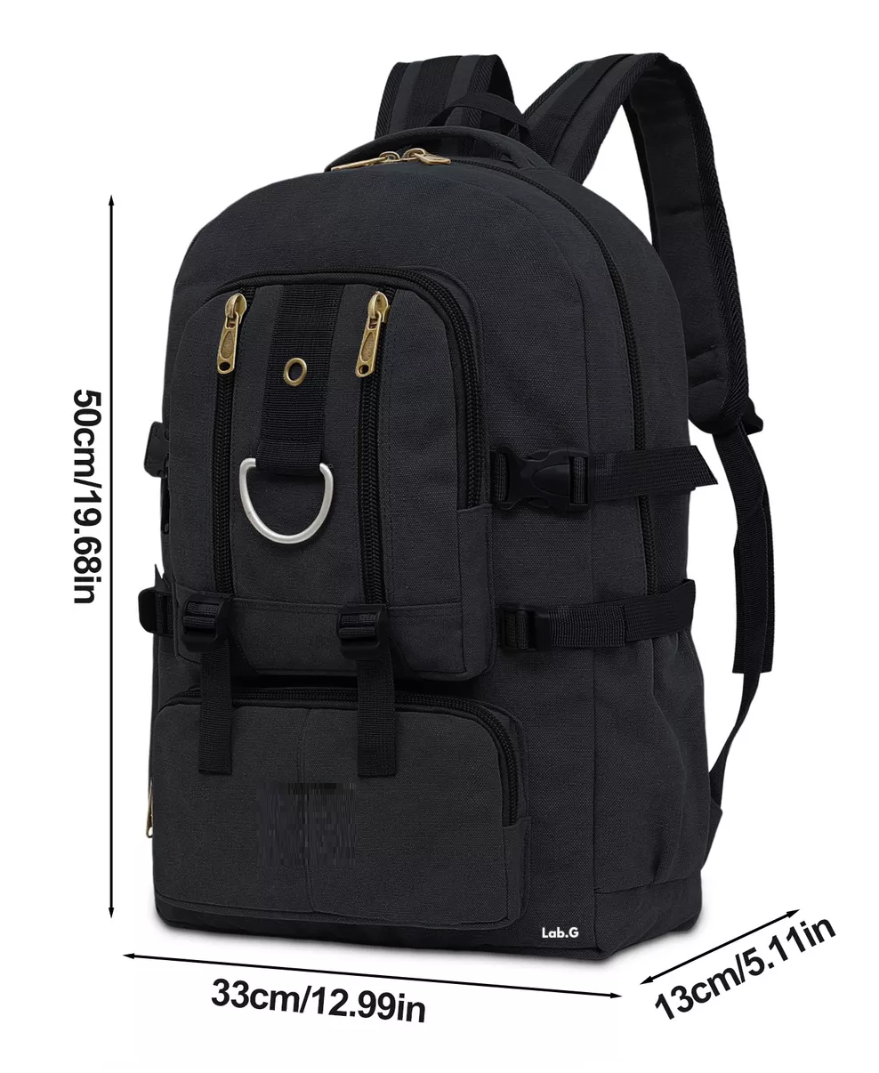 Foto 3 pulgar | Mochila De Viaje De Gran Capacidad Lab.g 21l Mochila De Camping Impermeable Negro