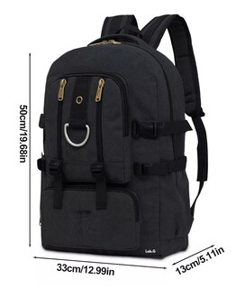 Foto 2 | Mochila De Viaje De Gran Capacidad Lab.g 21l Mochila De Camping Impermeable Negro