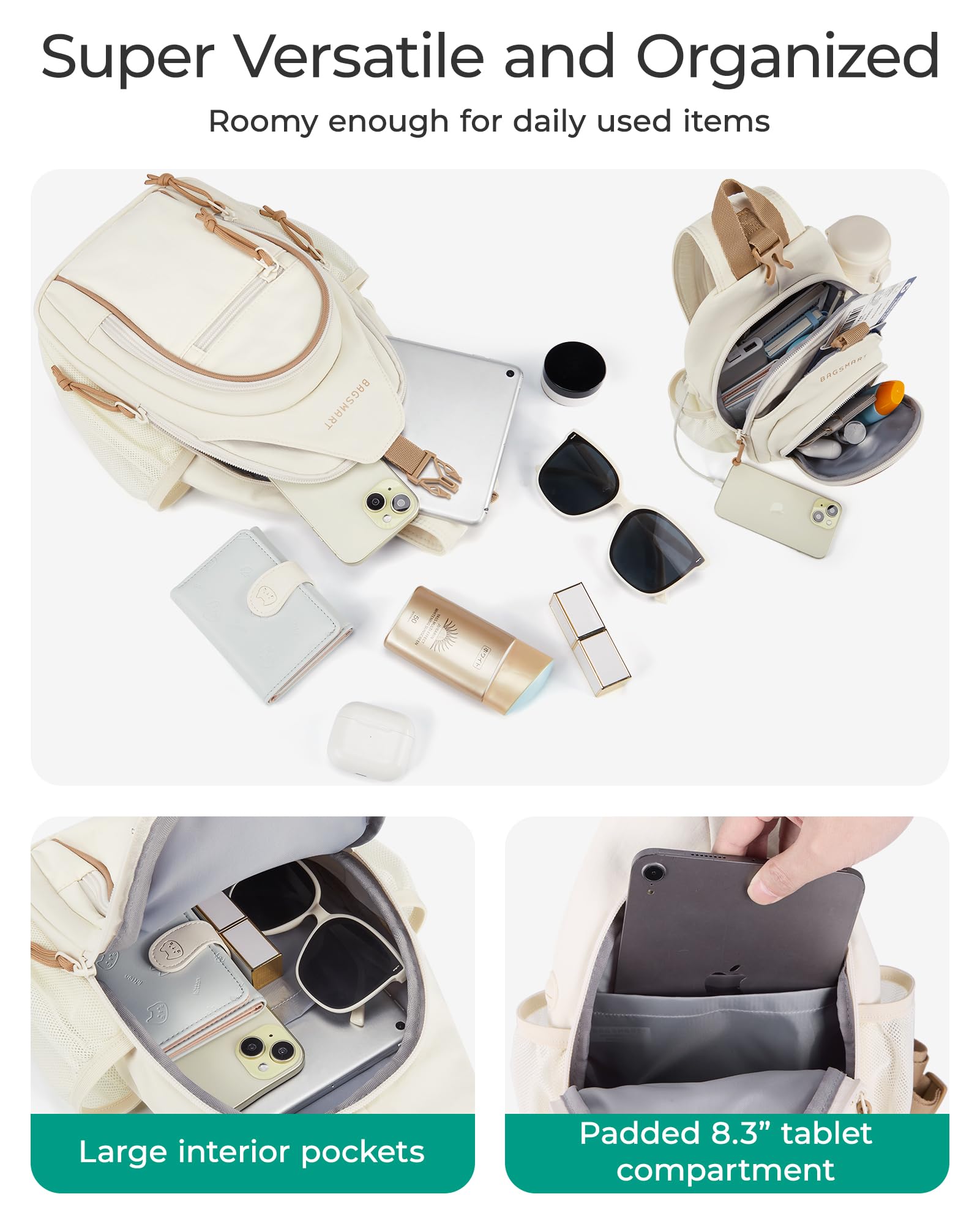 Foto 2 | Bandolera Bagsmart Para Hombre Y Mujer Antirrobo - Venta Internacional.