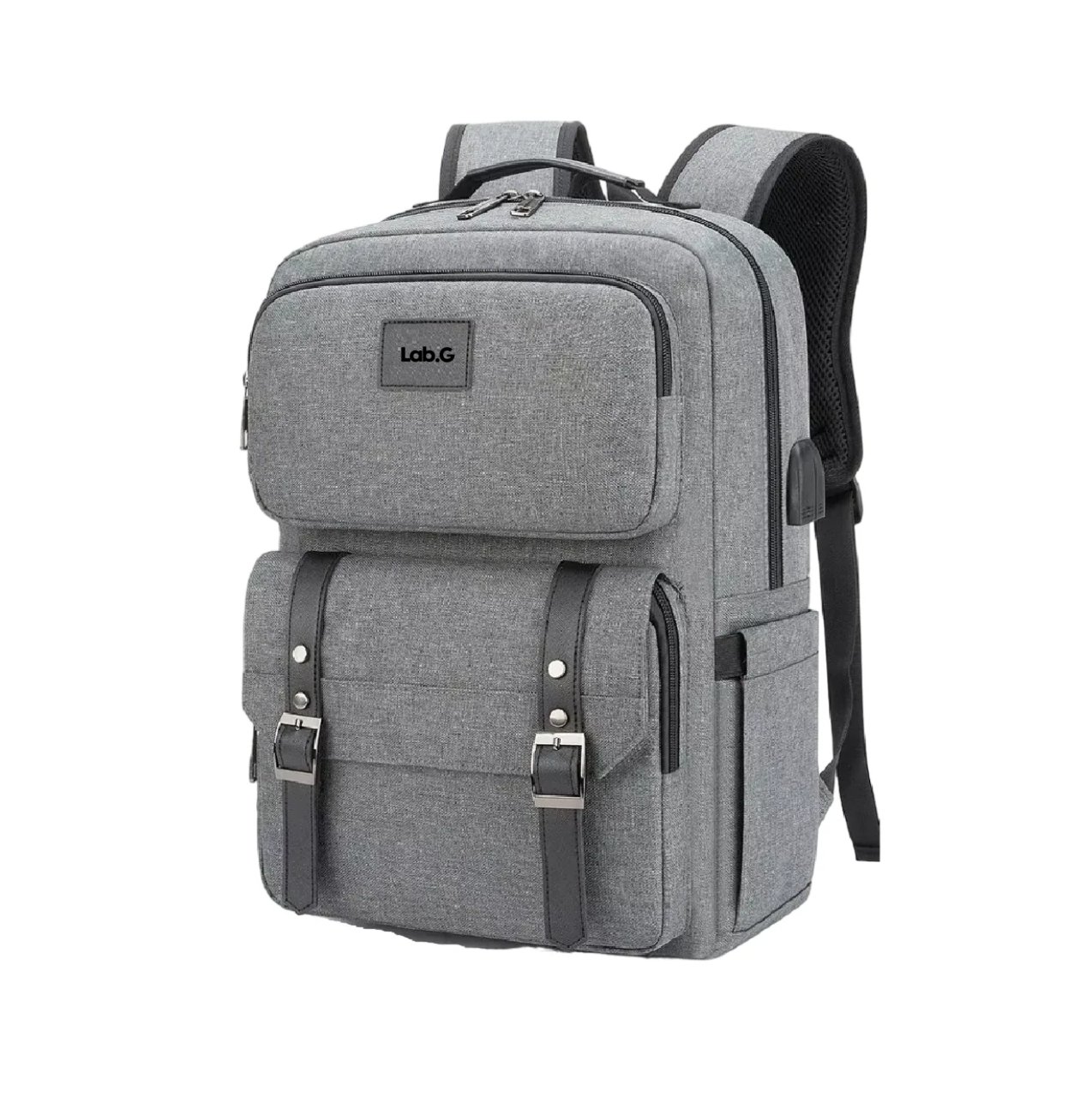 Mochila Antirrobo Lab.g Mochila Para Portátil Mochilas De Viaje Gris