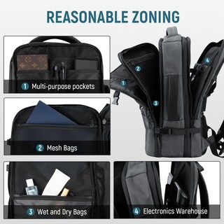 Foto 4 | Mochila Dinictis Gris-Venta Internacional