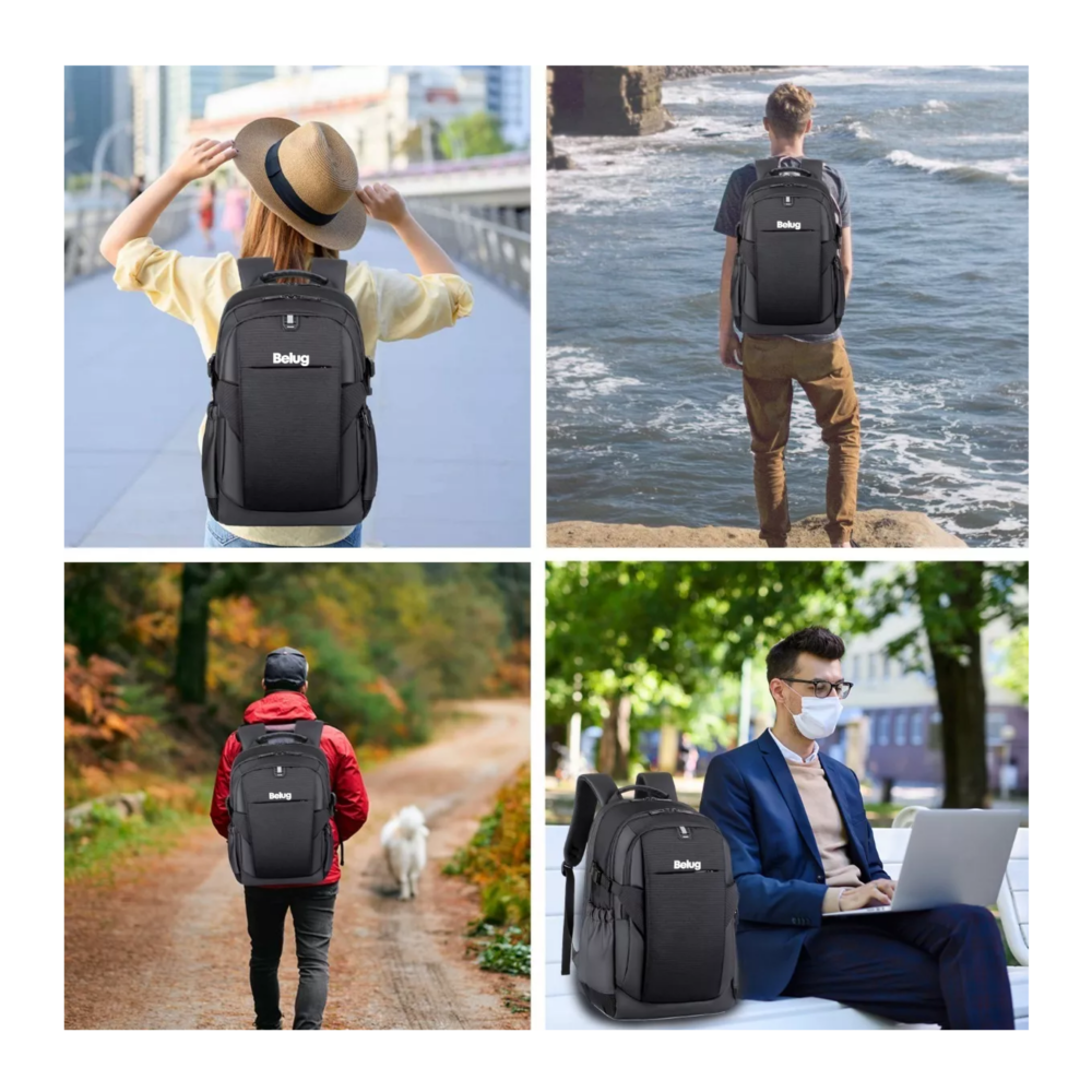 Foto 5 pulgar | Mochila Urbana Bb-2209 Color Black 36l Belug
