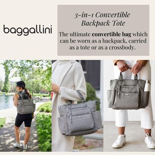 Foto 2 | Mochila Baggallini Convertible 3 en 1 Sterling Shimmer - Venta Internacional