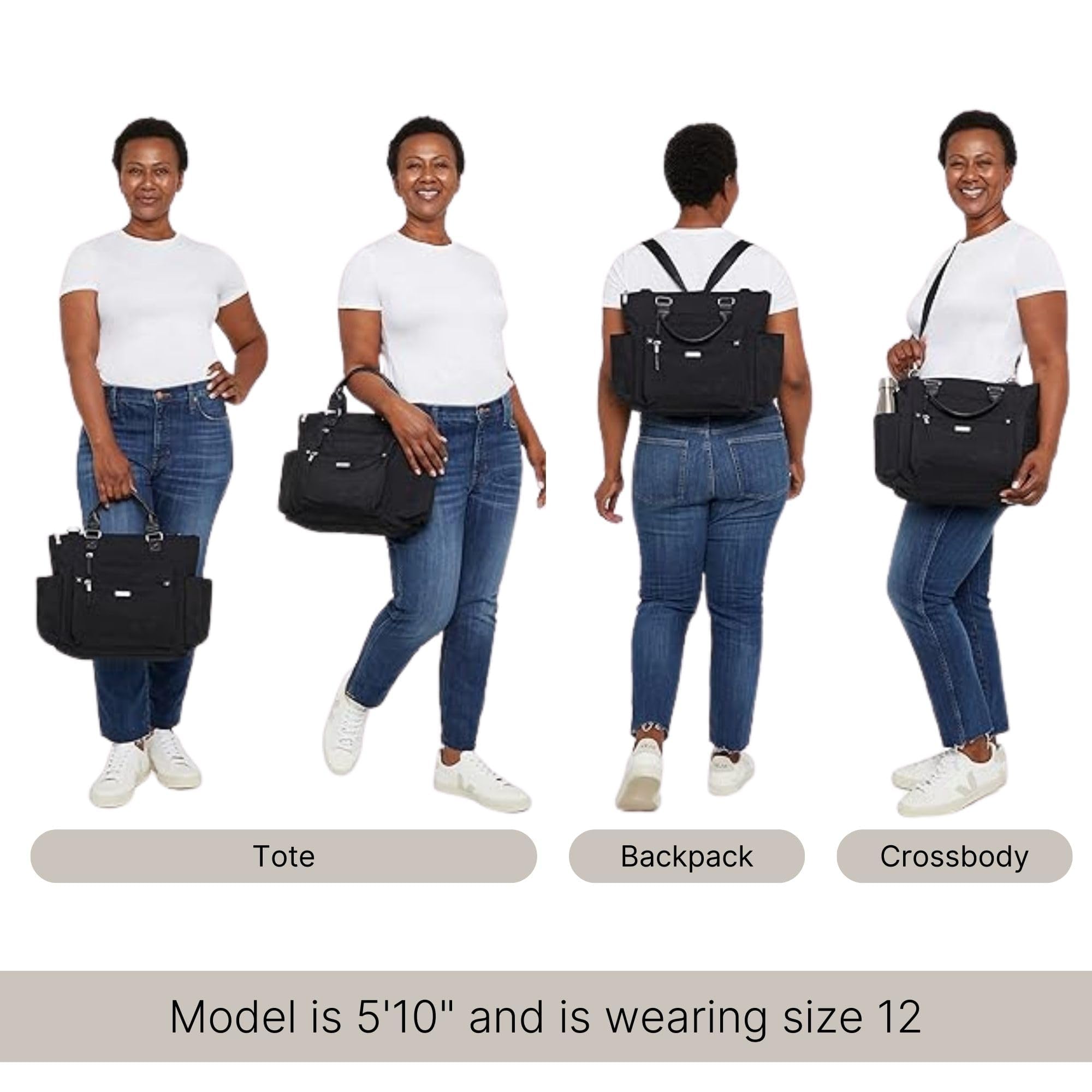 Foto 6 pulgar | Mochila Baggallini Convertible 3 en 1 Sterling Shimmer - Venta Internacional