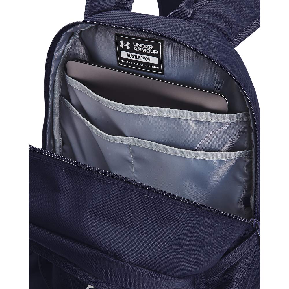 Foto 2 | Mochila Under Armour Hustle Sport para Adultos Unisex 26 L Azul Marino - Venta Internacional