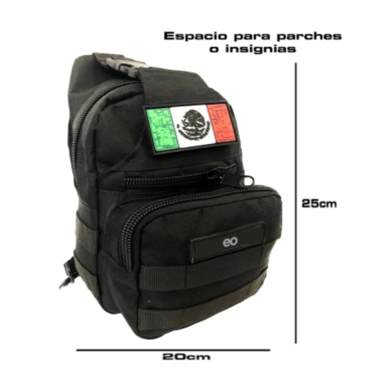 Foto 3 pulgar | Pechera Chica C/parche Multiusos Eo Safe Imports Esi-3199-1 Negro
