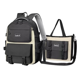 Foto 1 | Mochila Escolar Lab.g Viaje Bolsa Impermeable Mochilas Reforzada 2 En 1 Negro