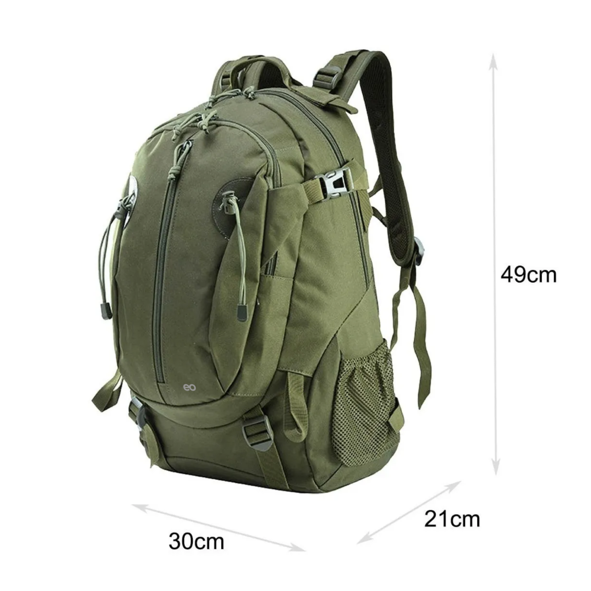 Foto 3 pulgar | Mochila De Camping Eo Safe Imports Esi-1439-1 Verde