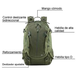 Foto 3 | Mochila De Camping Eo Safe Imports Esi-1439-1 Verde