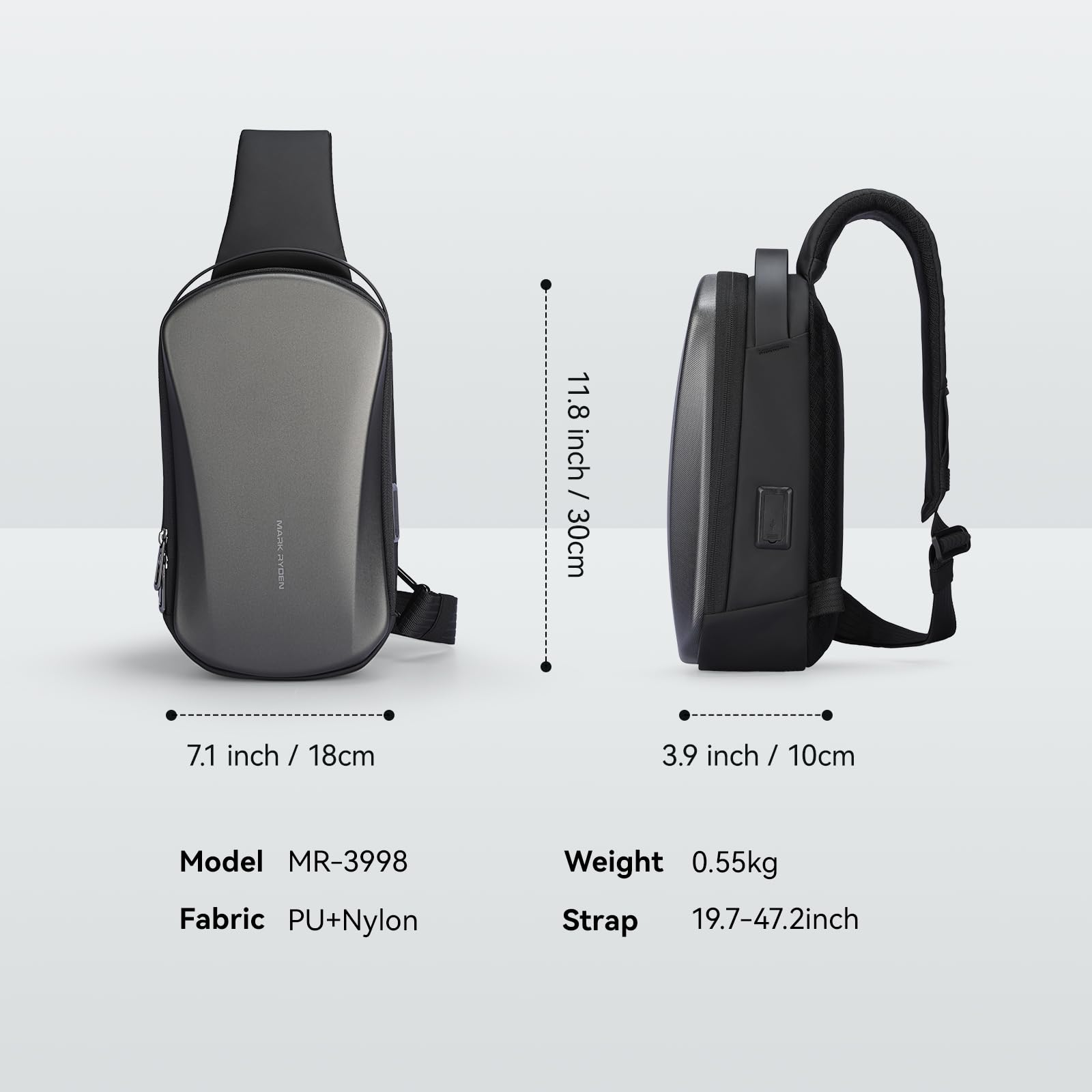 Foto 7 pulgar | Mochila Bandolera Marketron  - Venta Internacional