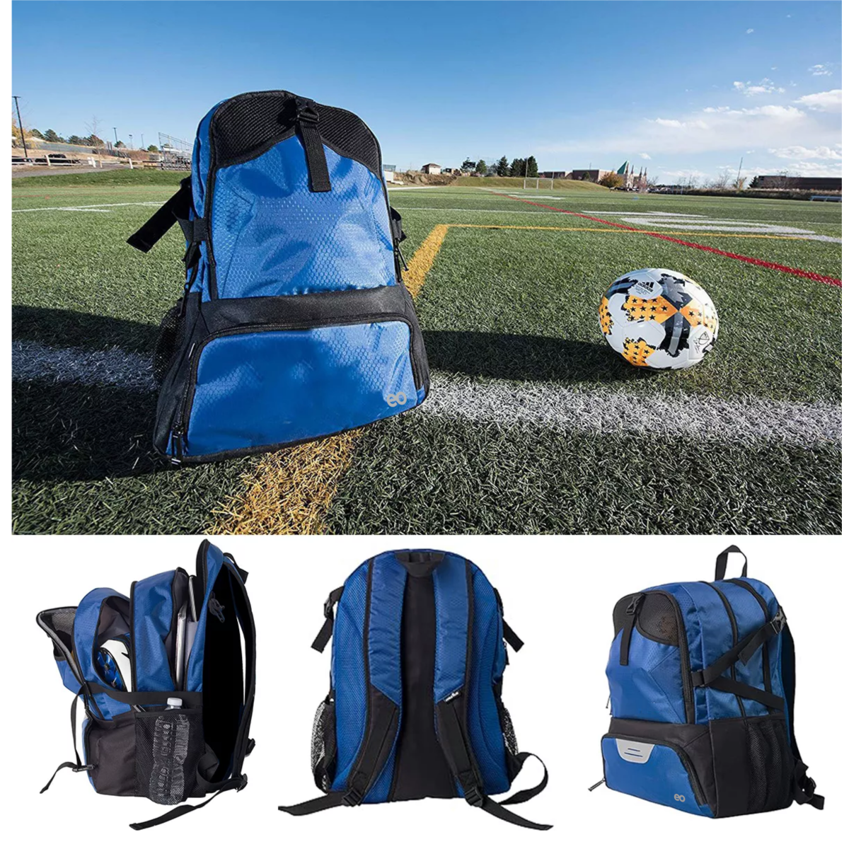 Foto 4 pulgar | Mochila Deportiva Impermeable Eo Safe Imports Esi-16554-1 Azul