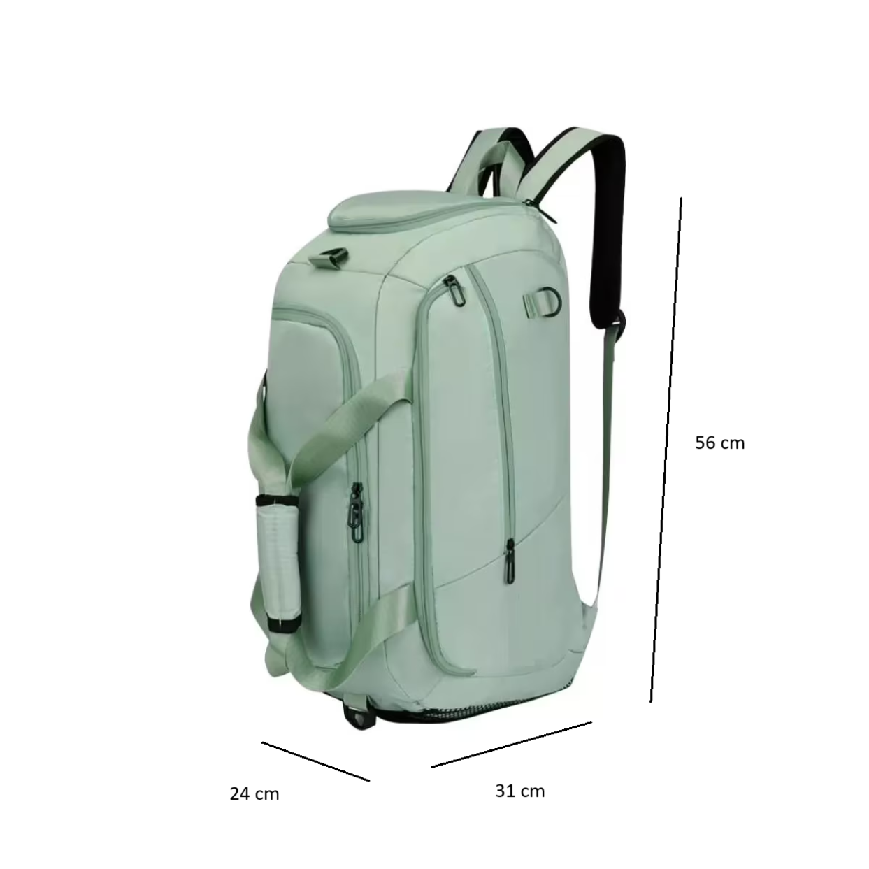 Foto 3 pulgar | Mochila Deportiva Viaje Gym Impermeable Eo Safe Imports Esi-16553-1 Verde