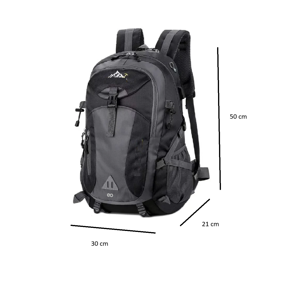 Foto 3 pulgar | Mochila Viaje Gym Back Pack Eo Safe Imports Esi-497-1 Negro