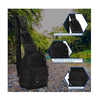 Foto 2 | Pechera Mochila Tactica Eo Safe Imports Esi-5527-1 Negro