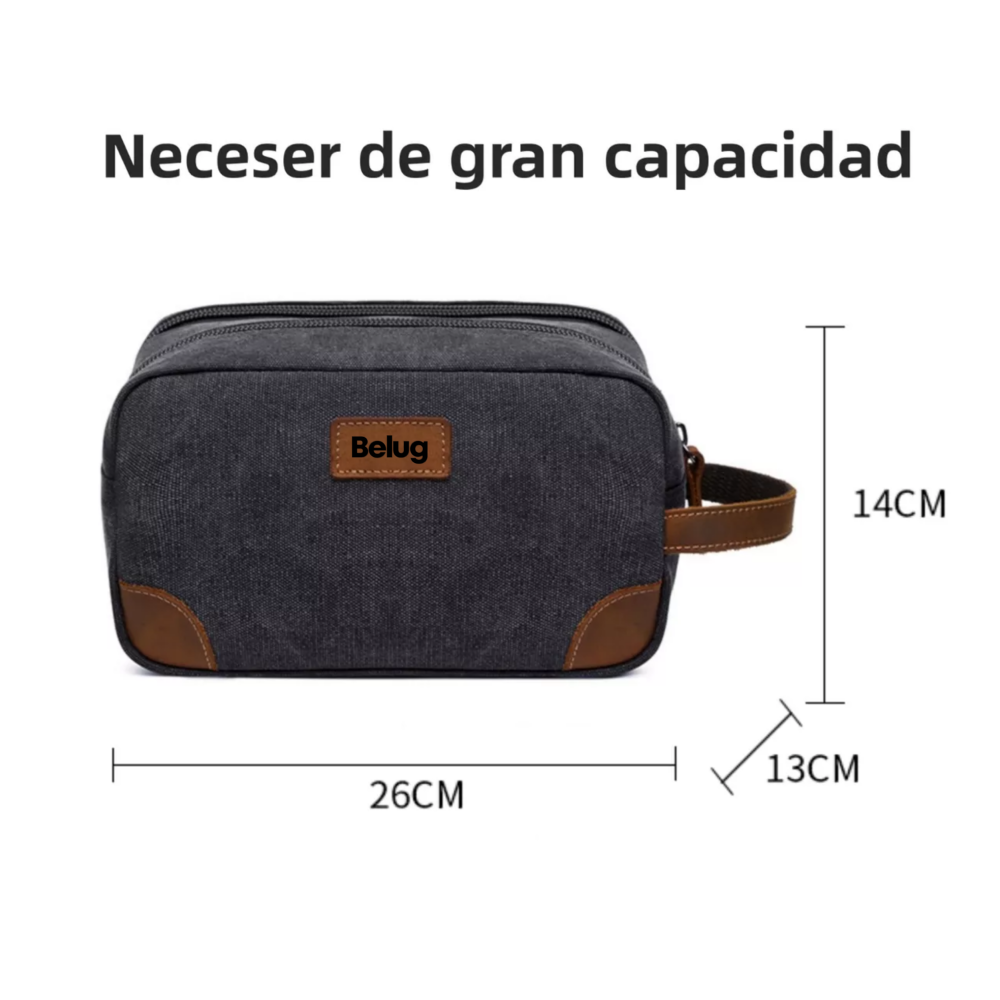Foto 3 pulgar | Bolso Crossbody Belug Bolsa Bandolera Para Hombre Y Mujer De Lona Negro