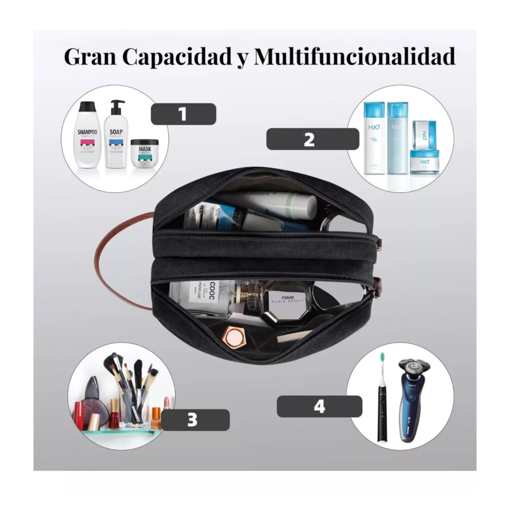 Foto 4 pulgar | Bolso Crossbody Belug Bolsa Bandolera Para Hombre Y Mujer De Lona Negro