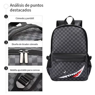 Foto 3 | Mochila Para Hombre Xtellar Shark