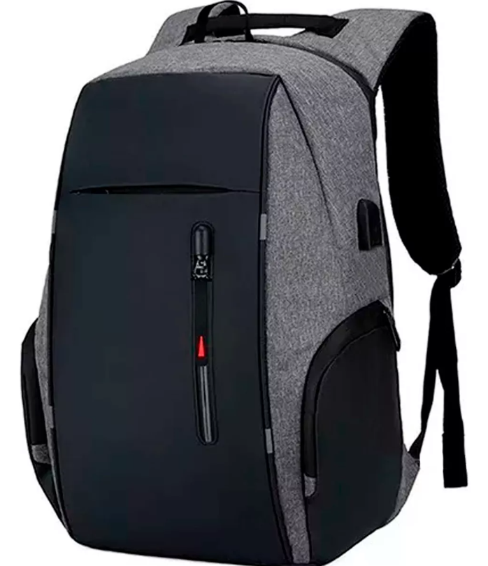 Foto 2 pulgar | Mochila Black Grey Xtellar Urbana Moda