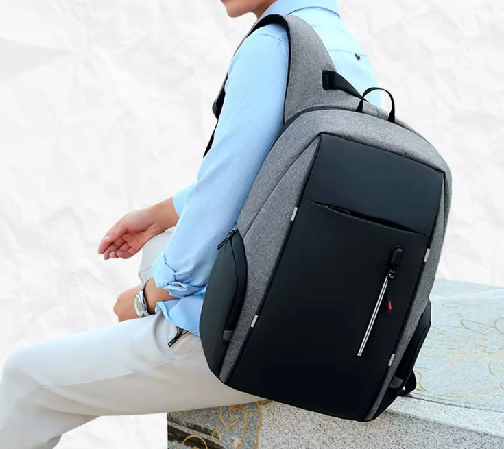 Foto 6 pulgar | Mochila Black Grey Xtellar Urbana Moda