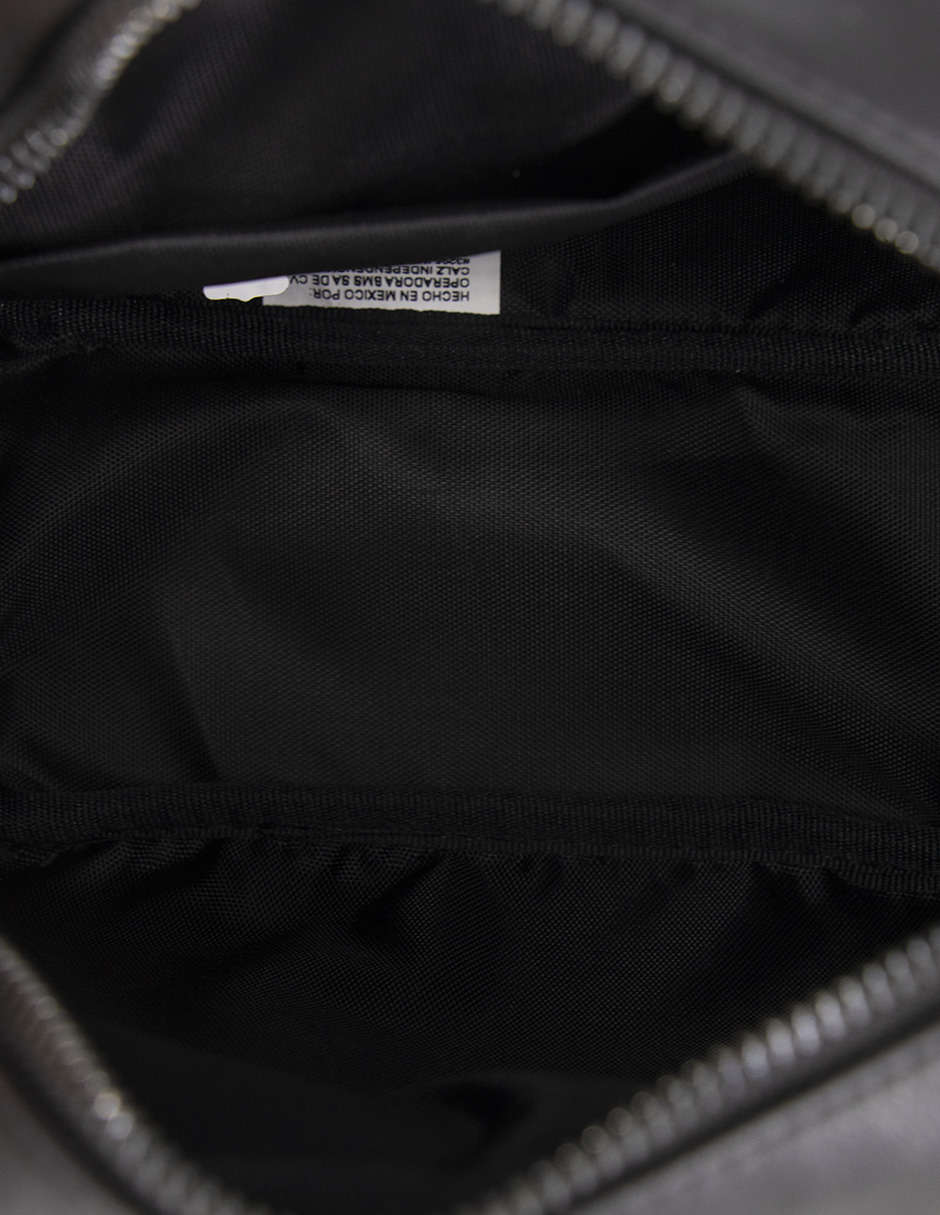 Foto 7 pulgar | Bandolera Crossbody Boroni Negro Rojo Con Correa Ajustable