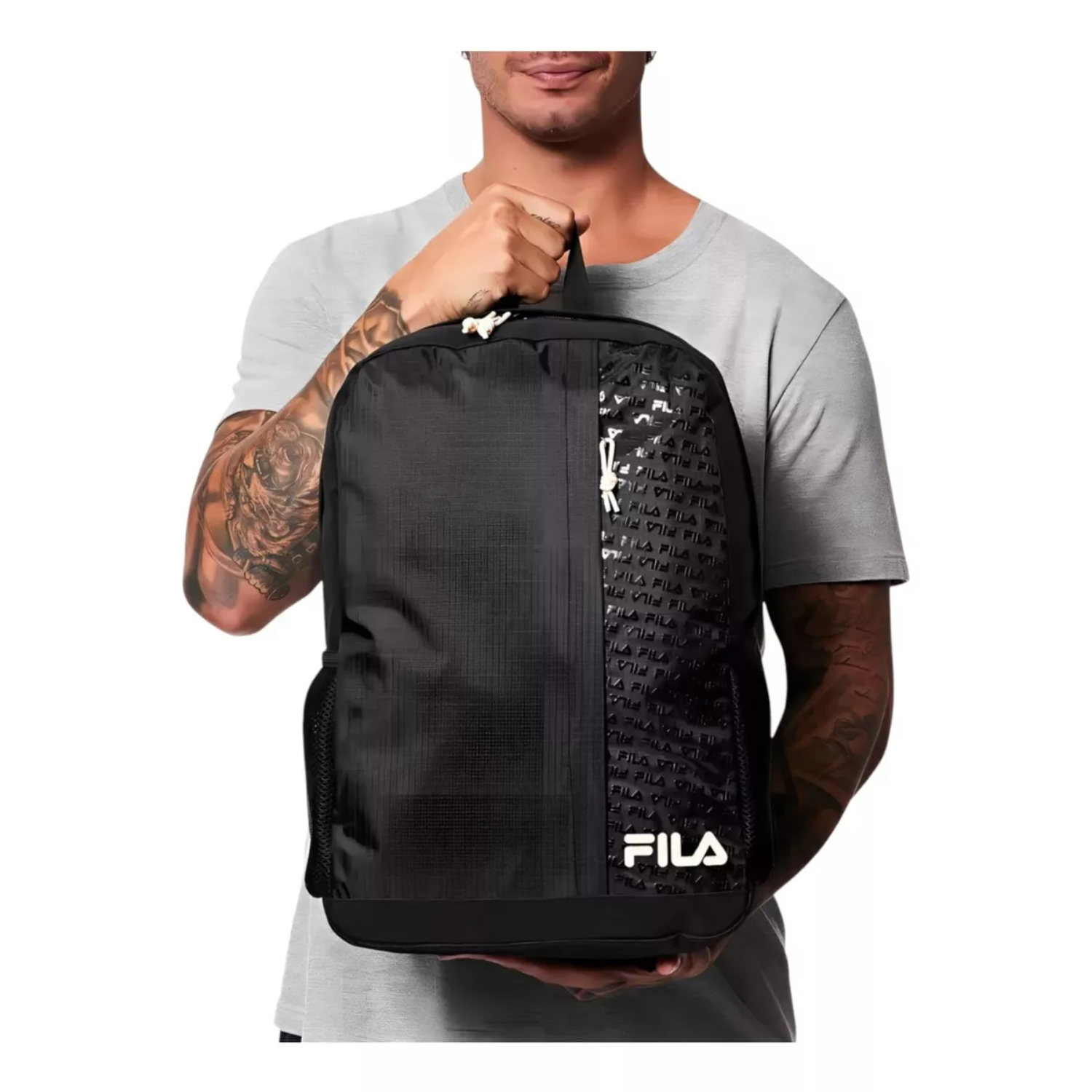 Foto 4 pulgar | Mochila Unisex FILA Cut Logos Azul Unisex