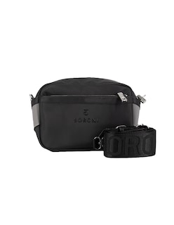 Foto 1 | Andolera Crossbody Boroni Negro Gris Con Correa Ajustable