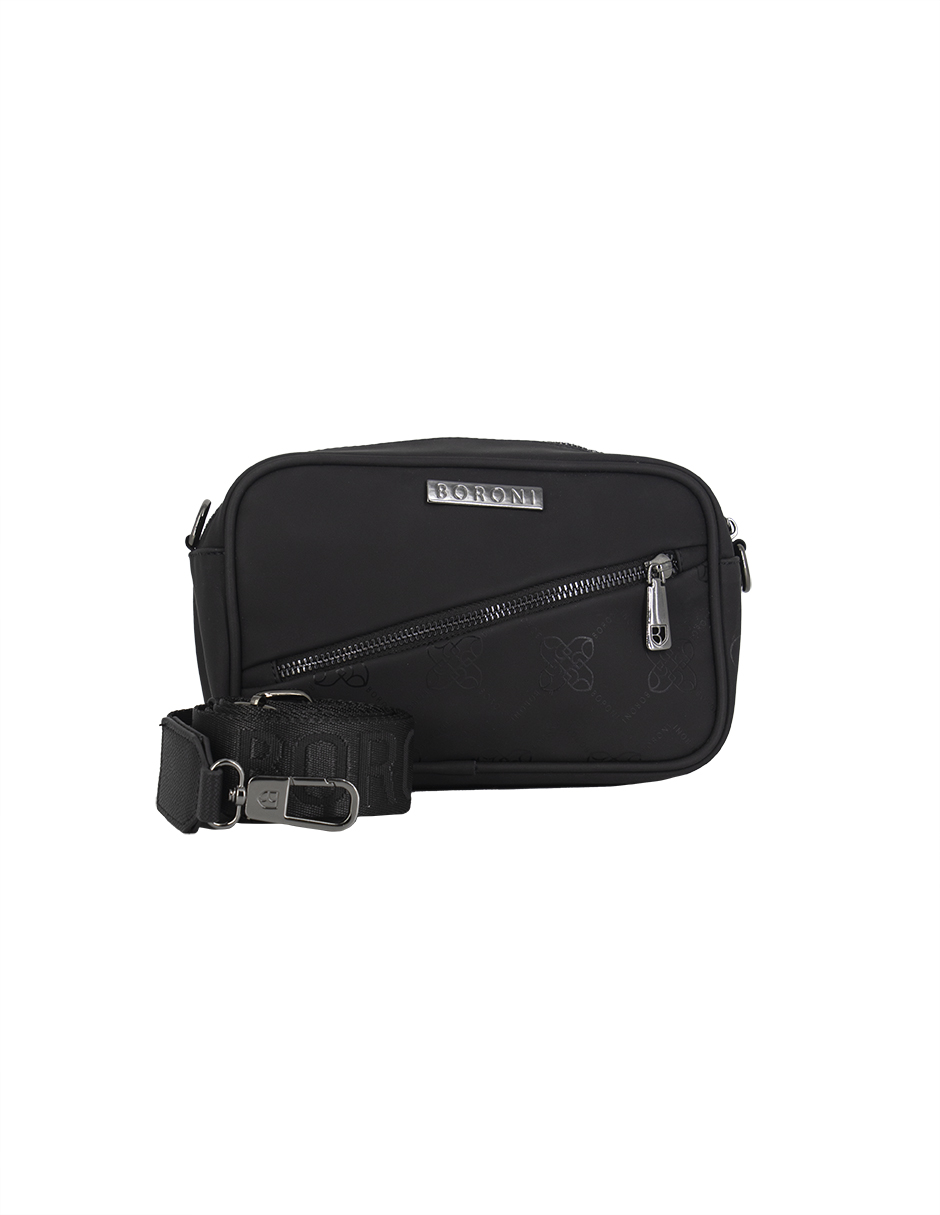 Foto 2 pulgar | Bandolera Crossbody Boroni Negro Con Correa Ajustable