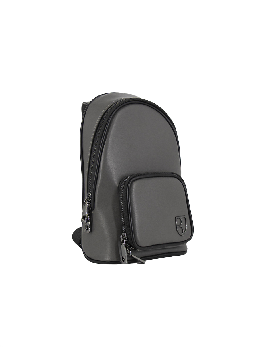 Foto 3 pulgar | Pechera One Strap Boroni Gris con Correa Ajustable