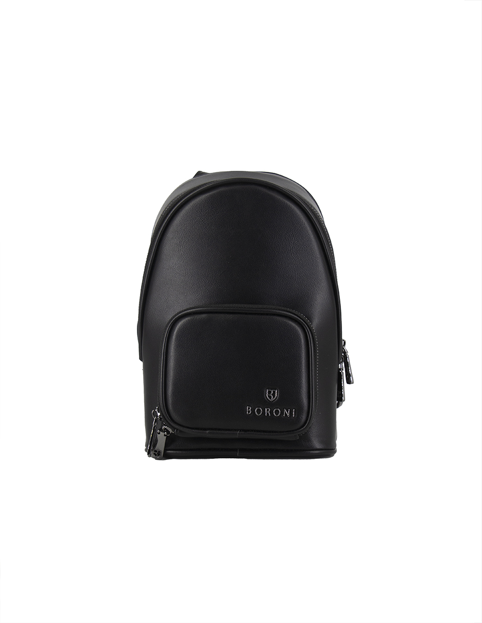 Foto 2 pulgar | Pechera One Strap Boroni Negro con Correa Ajustable