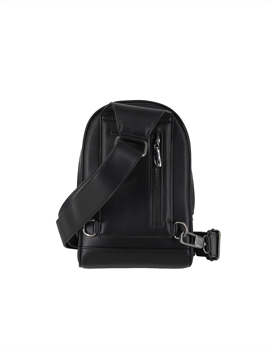 Foto 4 pulgar | Pechera One Strap Boroni Negro con Correa Ajustable