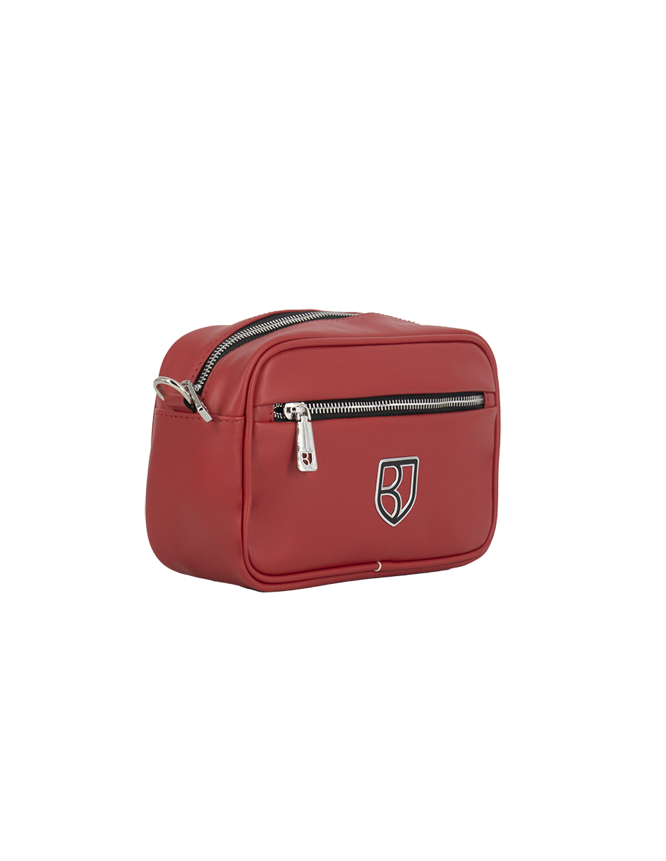 Foto 3 pulgar | Bandolera Crossbody Boroni Rojo Con Correa Ajustable