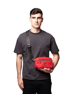 Foto 4 | Bandolera Crossbody Boroni Rojo Con Correa Ajustable