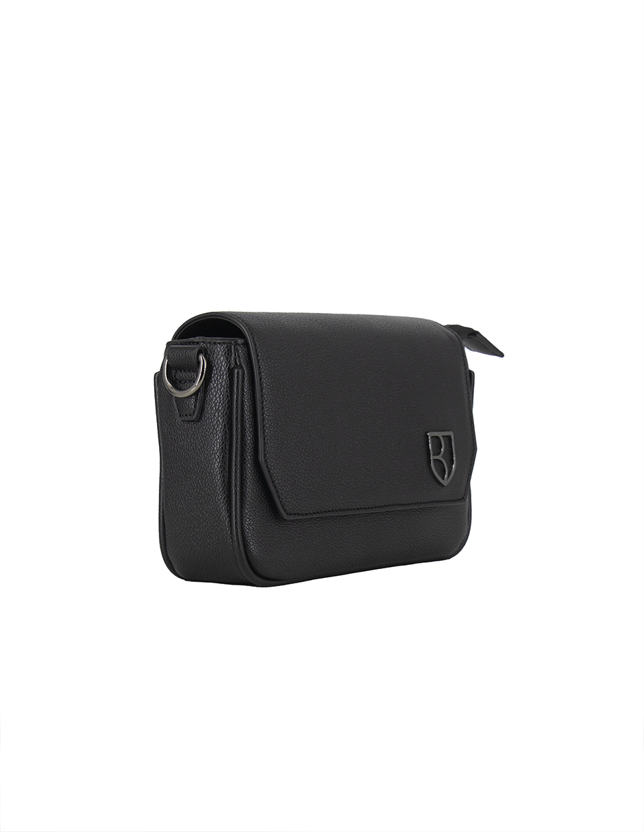 Foto 3 pulgar | Bandolera Crossbody Boroni Negro con Correa Ajustable