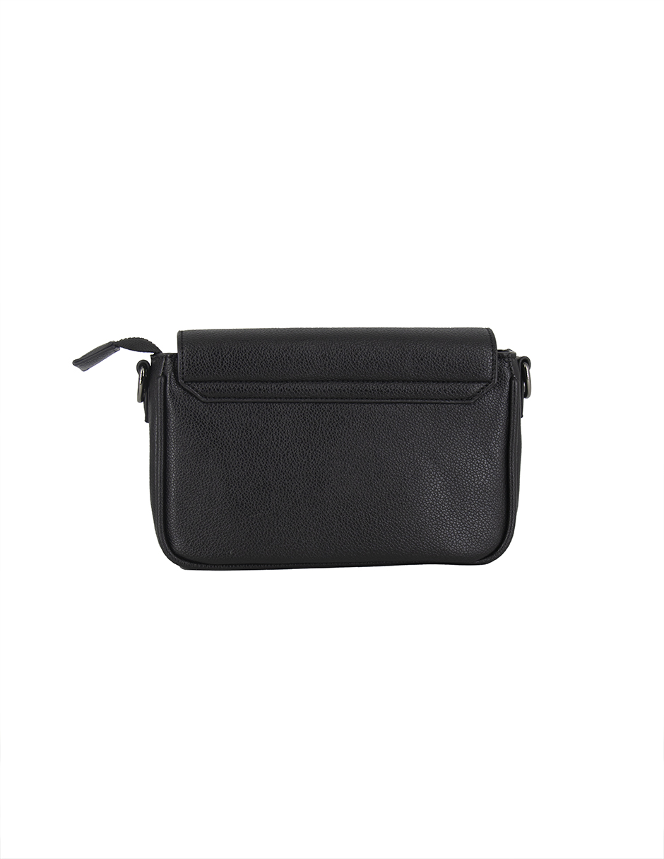 Foto 4 pulgar | Bandolera Crossbody Boroni Negro con Correa Ajustable