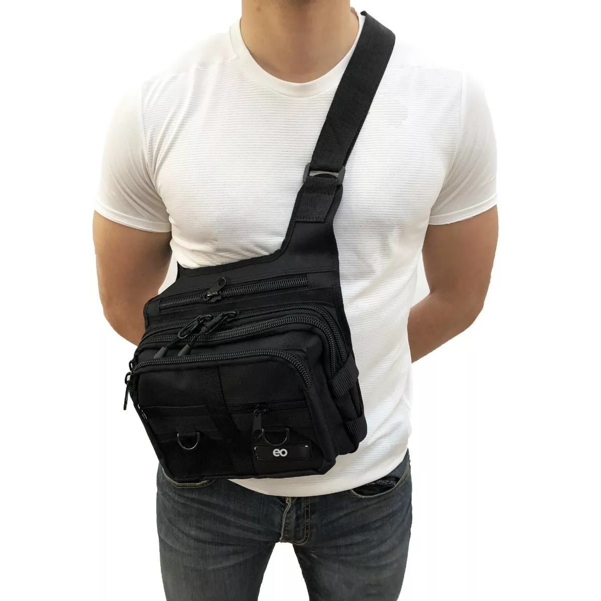 Foto 3 pulgar | Mochila Trekking Diseño Lisa 5l Eo Safe Imports Esi-14474-1 Negro