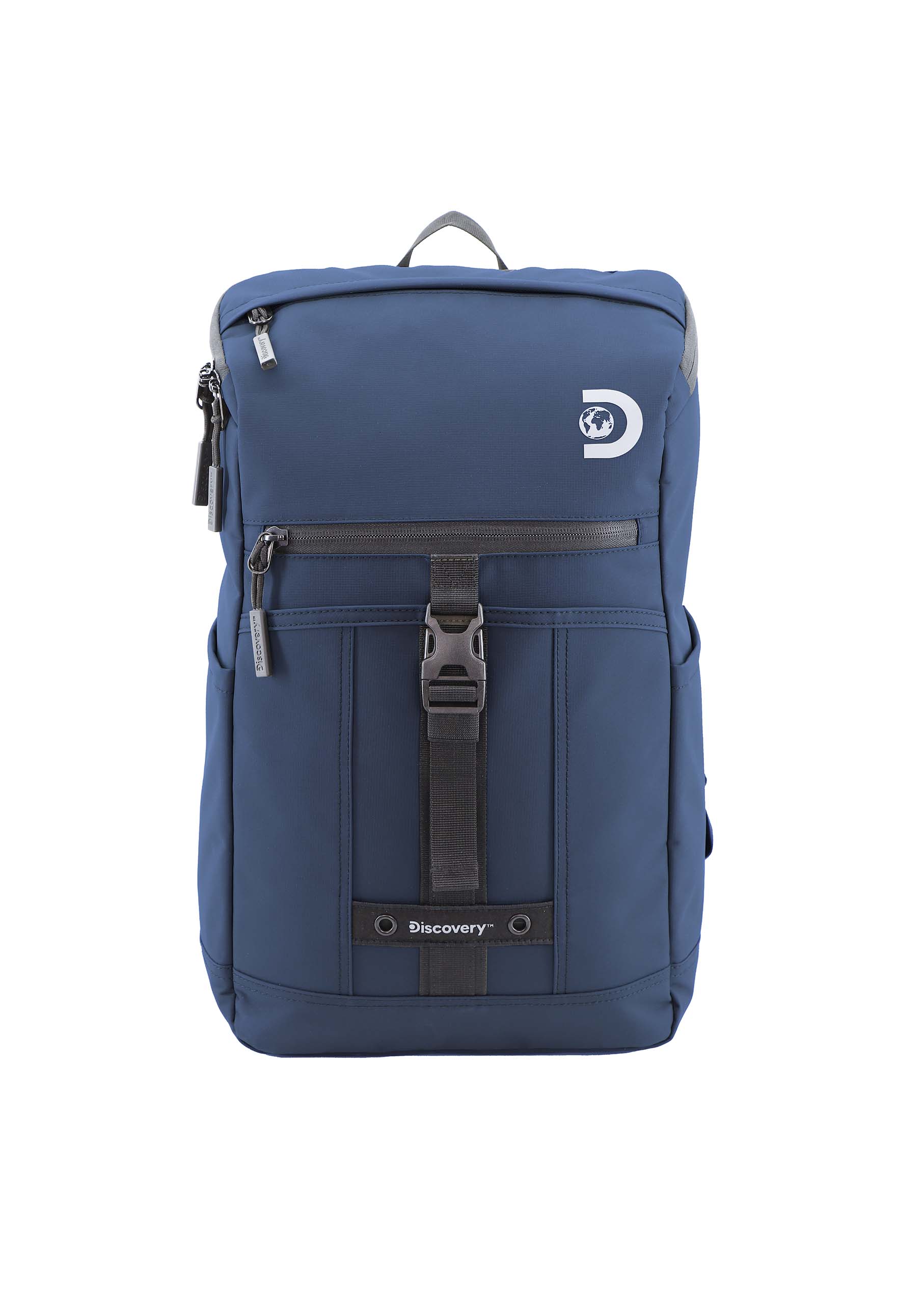 Foto 2 pulgar | Mochila Mod. Shield Top Zip Open  Color Azul