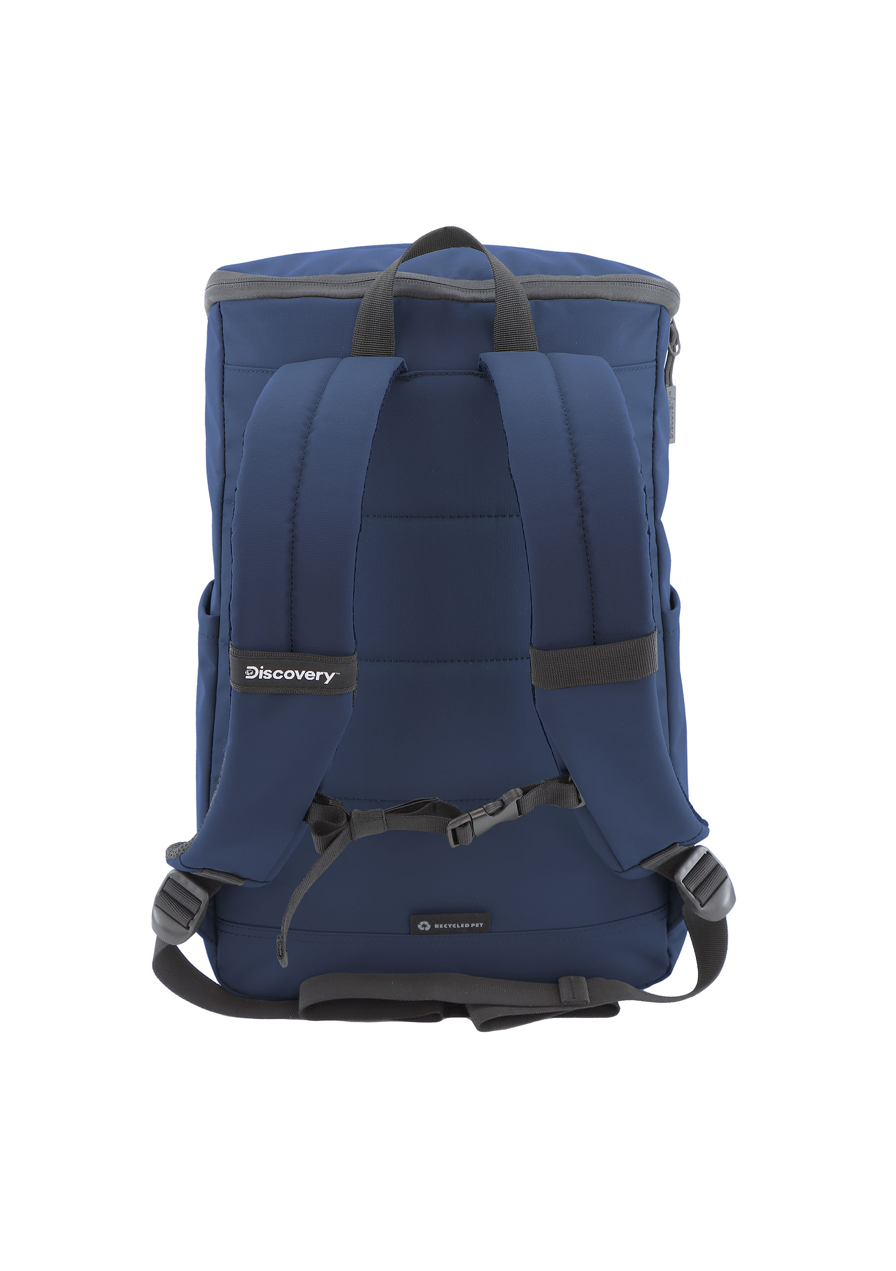 Foto 5 pulgar | Mochila Mod. Shield Top Zip Open  Color Azul