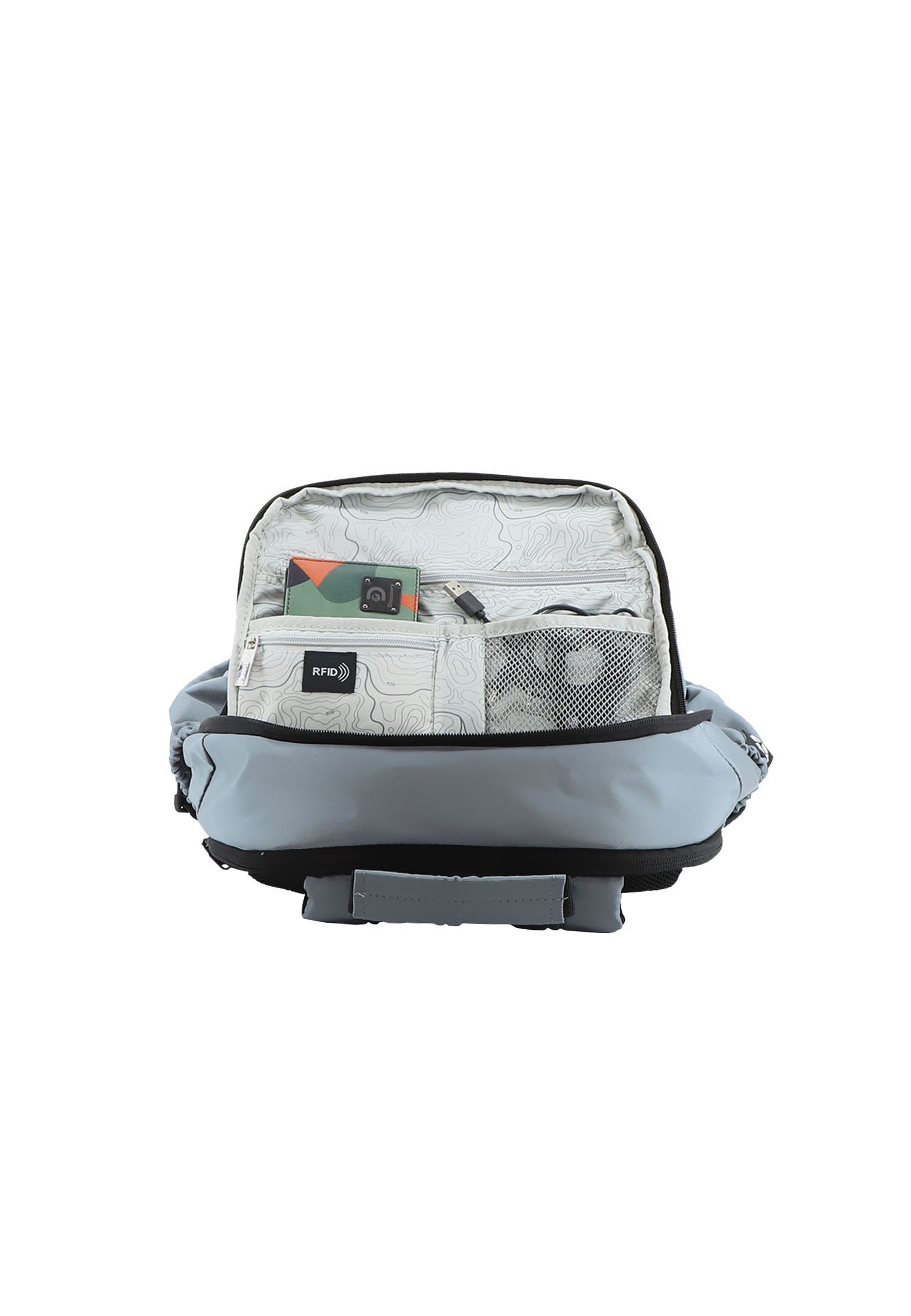 Foto 7 pulgar | Mochila Discovery Gris