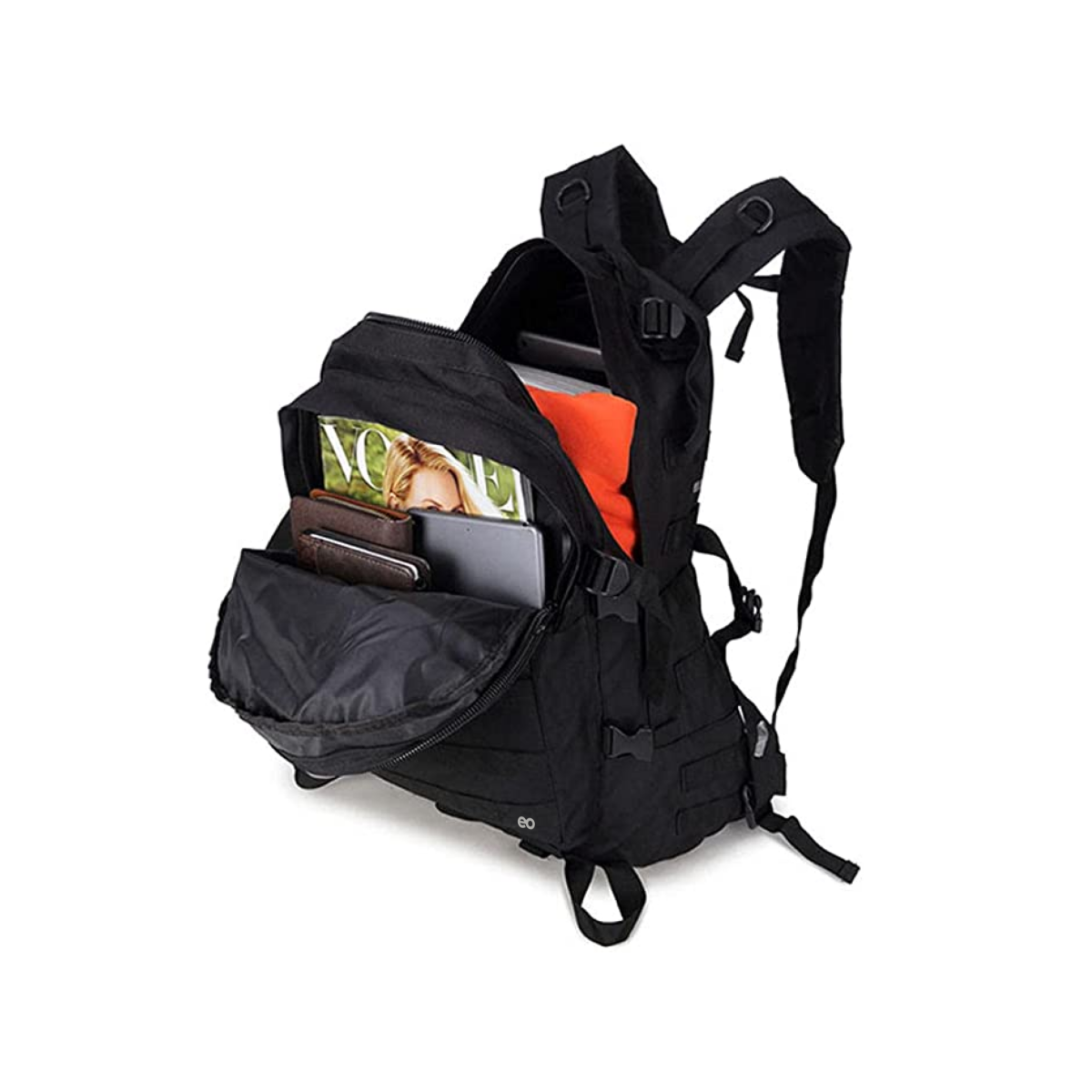 Foto 4 pulgar | Mochila Para Campismo Senderismo Eo Safe Imports Esi-3962-1 Negro