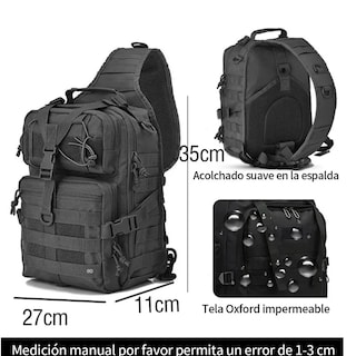 Foto 2 | Mochila Táctica Militar Multiusos Eo Safe Imports Esi-238 Negro